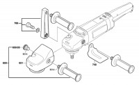 Bosch 0 601 366 708 GPO 12 E Universal Angle Polisher Spare Parts